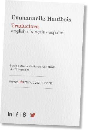 Emmanuelle Hautbois - Traductora - english > français < español