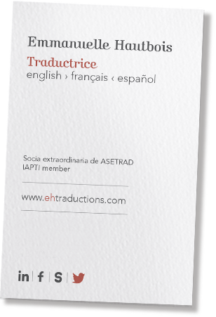 Emmanuelle Hautbois - Traductrice - english > français < español